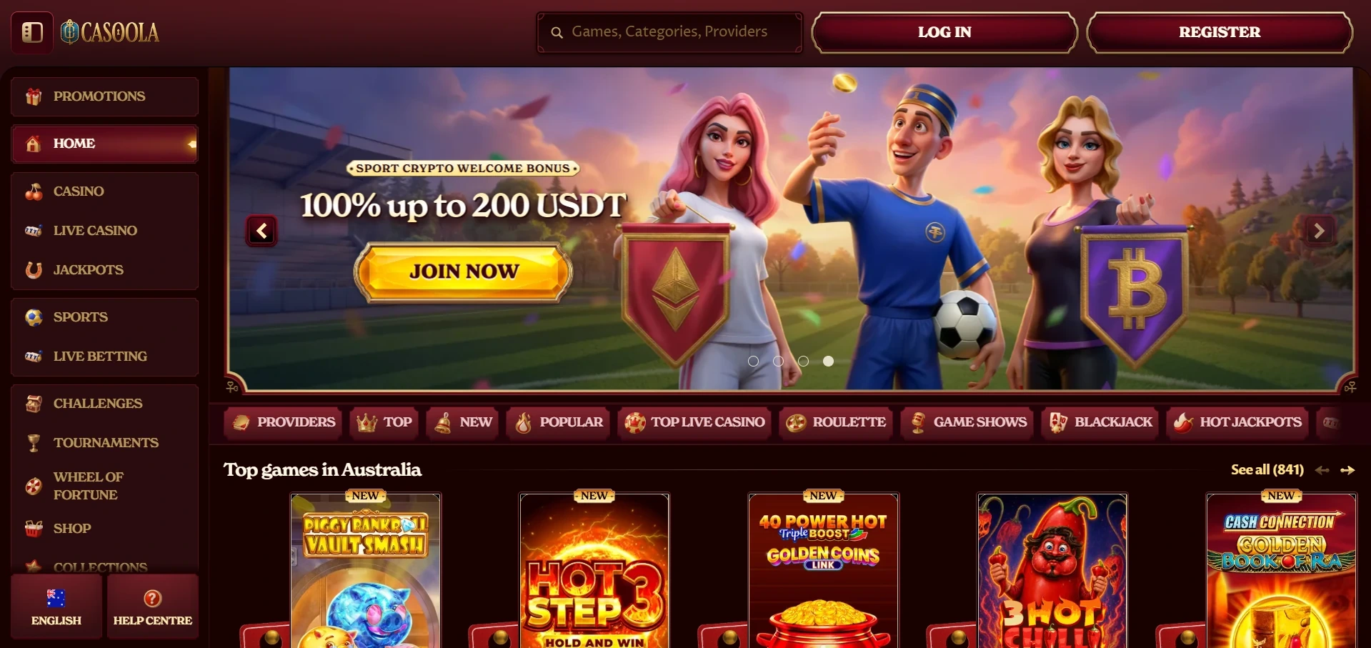 Casoola online casino
